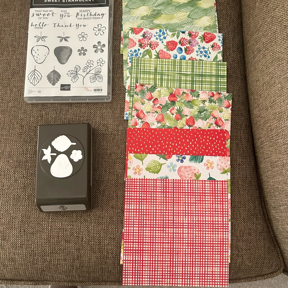 Stampin Up Sweet Strawberry Set
